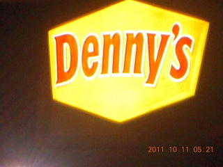 Denny's - where I had dinner yesterday