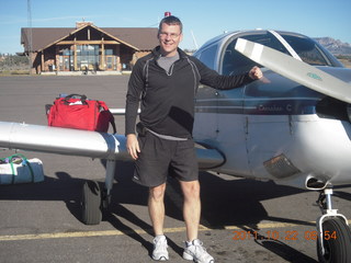 683 7qn. Jim and N8377W at Bryce Canyon Airport (BCE)