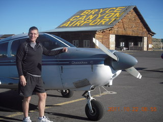 684 7qn. Jim and N8377W at Bryce Canyon Airport (BCE)