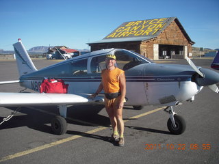 Adam and N8377W at Bryce Canyon Airport (BCE)