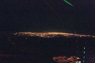 Sean's pictures - aerial - city lights