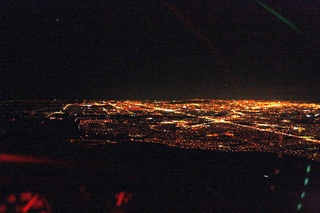 Sean's pictures - aerial - city lights
