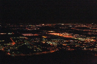 Sean's pictures - aerial - city lights