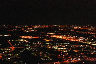 Sean's pictures - aerial - city lights