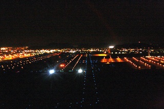 Sean's pictures - aerial - city lights