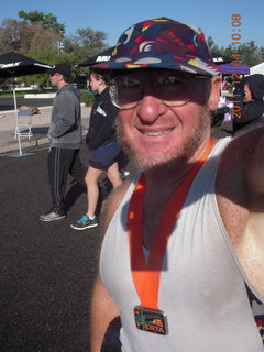 Tammie and Adam at Safford half-marathon race