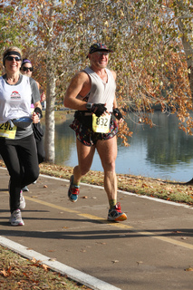 Fiesta Bowl half marathon - Adam