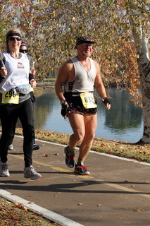 Fiesta Bowl half marathon - Adam