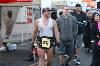 Fiesta Bowl half marathon - Adam