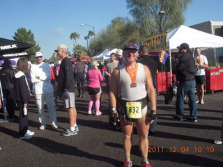 Fiesta Bowl half marathon - Adam