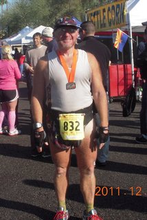 Fiesta Bowl half marathon - Adam