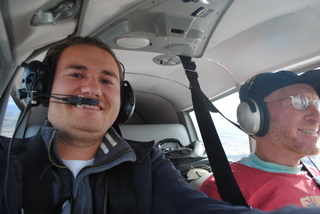 Gokce and Adam flying in N8377W