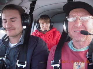 24 7se. Gokce, Olga, Adam flying in N8377W