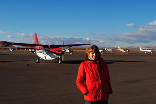Olga at Saint George Airport (DXZ, now SGU)
