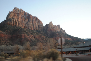 driving to zion