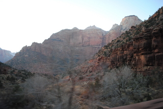 driving to Zion National Park