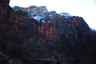 Zion National Park - pre-dawn Riverwalk - Gokce and Adam on the Virgin River