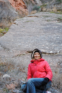 95 7sf. Zion National Park - Hidden Canyon hike - Olga