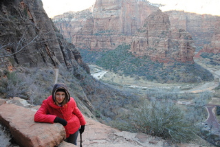 103 7sf. Zion National Park - Hidden Canyon hike - Olga