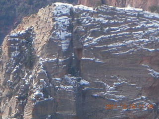 232 7sf. Zion National Park - Observation Point hike - view of Angels Landing