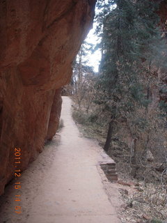 Zion National Park - Angels Landing hike - Adam at start