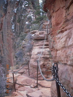 444 7sf. Zion National Park - Angels Landing hike - chains