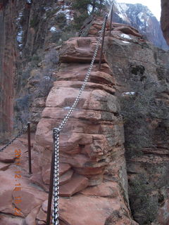 445 7sf. Zion National Park - Angels Landing hike - chains