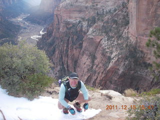 462 7sf. Zion National Park - Angels Landing hike - Adam