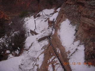 492 7sf. Zion National Park - Angels Landing hike - chains