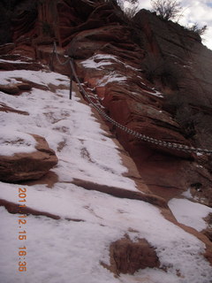 494 7sf. Zion National Park - Angels Landing hike - chains