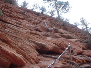498 7sf. Zion National Park - Angels Landing hike - chains