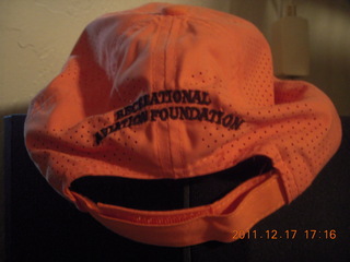 cap from winning second spot-landing contest at Four Pillars - back