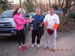 morning run - Stacy, Matt, Joe