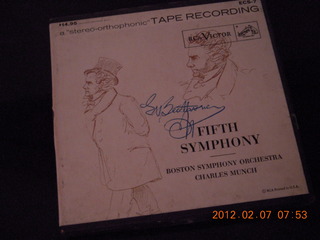 Beethoven's Fifth Symphony reel tape