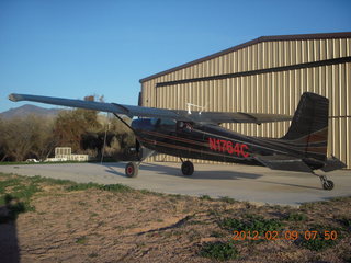 N8377W taking off at Bouquet Ranch