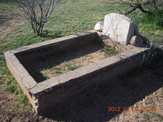 Bouquet Ranch jeep ride - gravesite