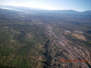 aerial - wash near Bouquet Ranch