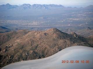 aerial - flight home from Bouquet Ranch