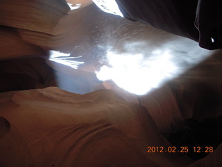 Antelope Canyon - flowing sand