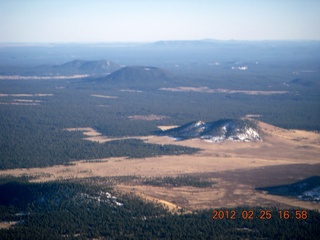 aerial - volcano craters