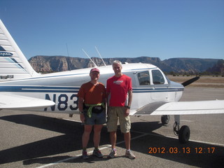 254 7vd. Adam and Jerry and N8377W at Sedona (SEZ)