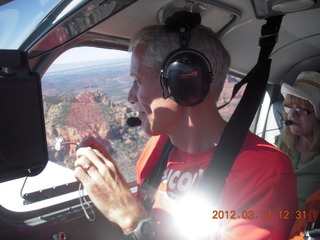 771 7vd. Jerry flying in N8377W over Sedona