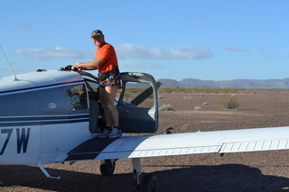 Jim's pictures - Adam leaving N8377W at V.N.G.R.N.