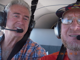 Jim G. and Adam flying in N8377W