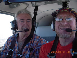 272 7w1. Jim G. and Adam flying in N8377W