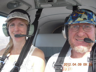 276 7w9. Bonnie and Adam flying in N8377W