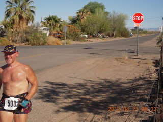 1806 7wl. Bouse run - Adam running with #500 bib