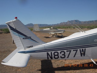 806 7wu. Grapevine fly-in - N8377W tail