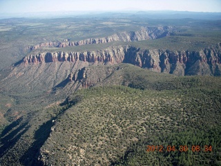 aerial - canyon between Payson and Winslow