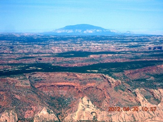38 7ww. aerial - Navajo Mountain, Nokai Dome